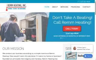 Remm Heating, Inc. website