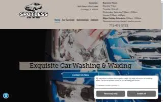 Spotless Hand Car Wash & Detailing of North Brunswick website