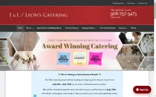 Leons Catering of North Plainfield website
