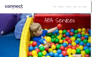 Connect ABA + Therapy website