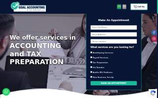 Goal Accounting and Tax Services LLC website