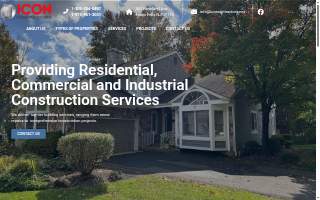 Icon Contractors website