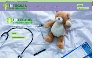 Integral Care Pediatrics website