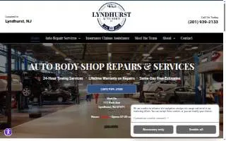 Lyndhurst Auto Body LLC of Nutley website
