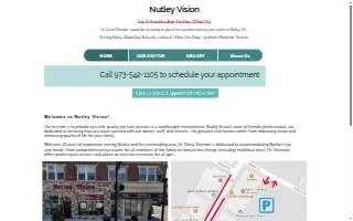 Nutley Vision website