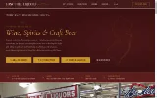Long Hill Liquors website