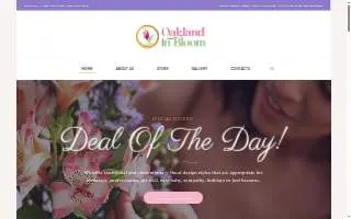 Oakland in Bloom website