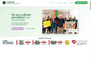 Oakland Rehabilitation & Healthcare Center website