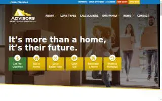 Advisors Mortgage Group - Ocean website