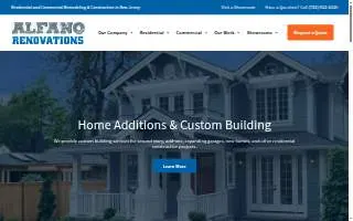 Alfano Renovations of Ocean website