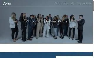 Avenue Realty NJ website