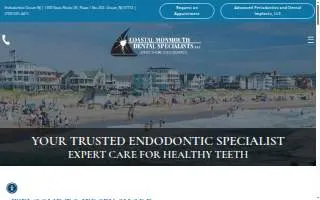 Coastal Monmouth Dental Specialists, LLC website