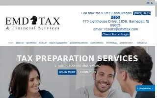 EMD Tax & Financial Services website