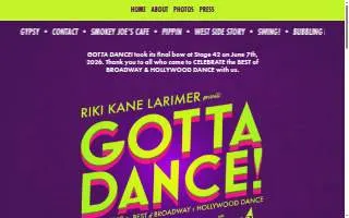 Gotta Dance Studio K website