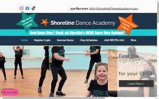 Shoreline Dance Academy website