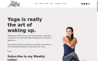 Yoga With John website
