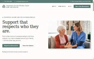 Aspiring Souls Home Care, LLC website