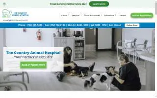Country Animal Hospital website