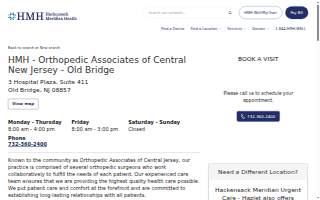 HMH - Orthopedics - Old Bridge