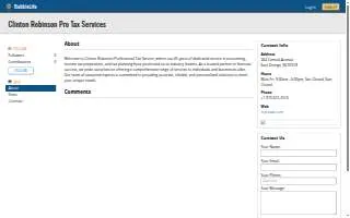 Clinton Robinson Pro Tax Services of Orange website