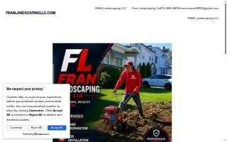 Fran Landscaping LLC website