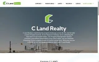 C Land Realty (Palisades Park) website