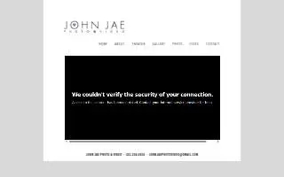 John Jae Photo Video website