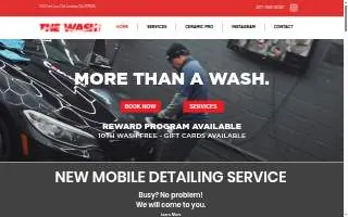 The Wash For Cars of Palisades Park website