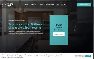 White Star Cleaning website