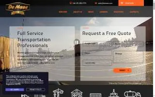 De Mase Trucking & Rigging of Paramus website