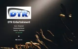 DTR Entertainment website