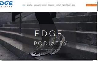 EDGE Podiatry website