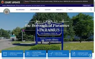 Paramus Contact Vision website