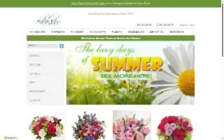River Dell Flowers & Gifts website