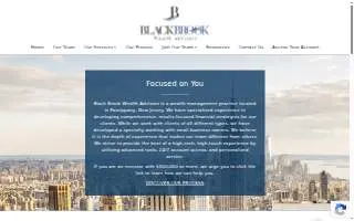 Black Brook Wealth Advisors of Passaic website