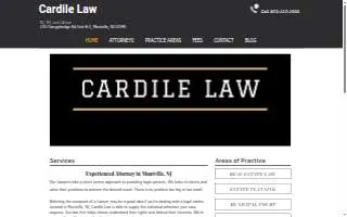 Cardile Law website