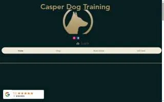 Casper Dog Training of Parsippany website