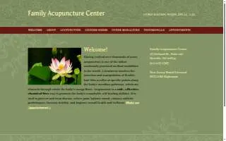 Family Acupuncture Center of Parsippany website