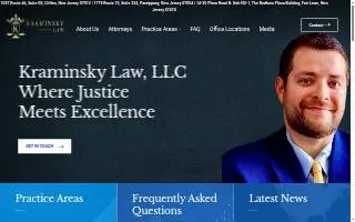 Kraminsky Law LLC of Parsippany website