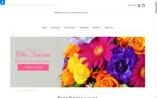 Landmark Floral Shop website
