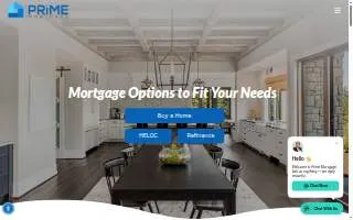 Prime Mortgage, LLC website