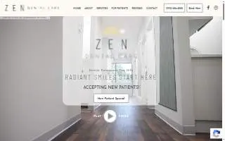 Zen Dental Care website