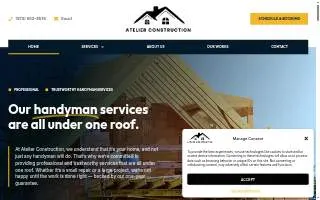 Atelier Construction of Passaic website