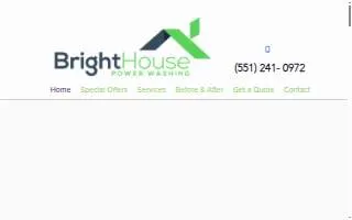 Bright house power washing website