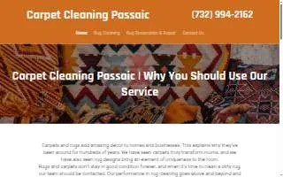Carpet Cleaning Passaic website