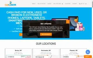 CellCashr - Sell Electronics For Cash of Passaic website