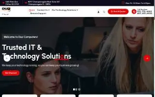 Duo Computers of Passaic website