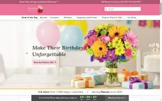 Exotika Floral Designs website