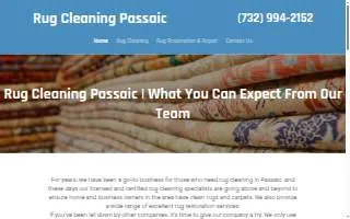 Rug Cleaning Passaic website