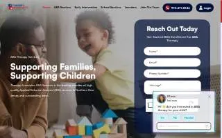 Therapy Associates ABA Services website